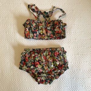 Mabo bikini in liberty London print, 12m NWT